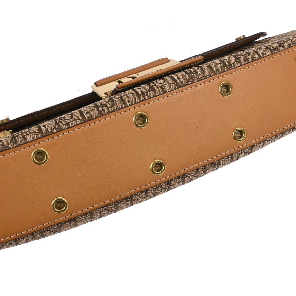 Christian Dior Brown Trotter Street Chic Columbus Shoulder Bag