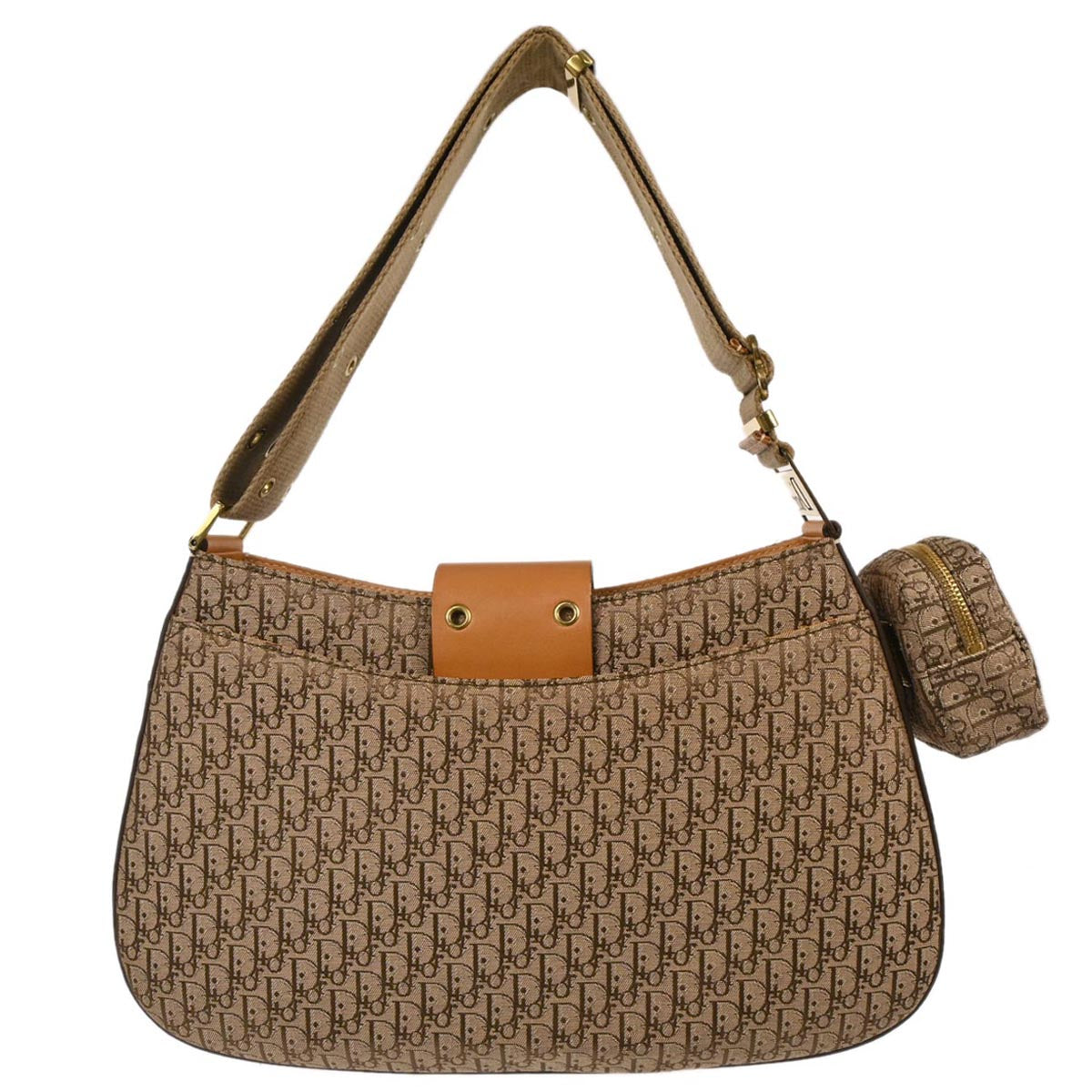 Christian Dior Beige Street Chic Columbus Shoulder Bag