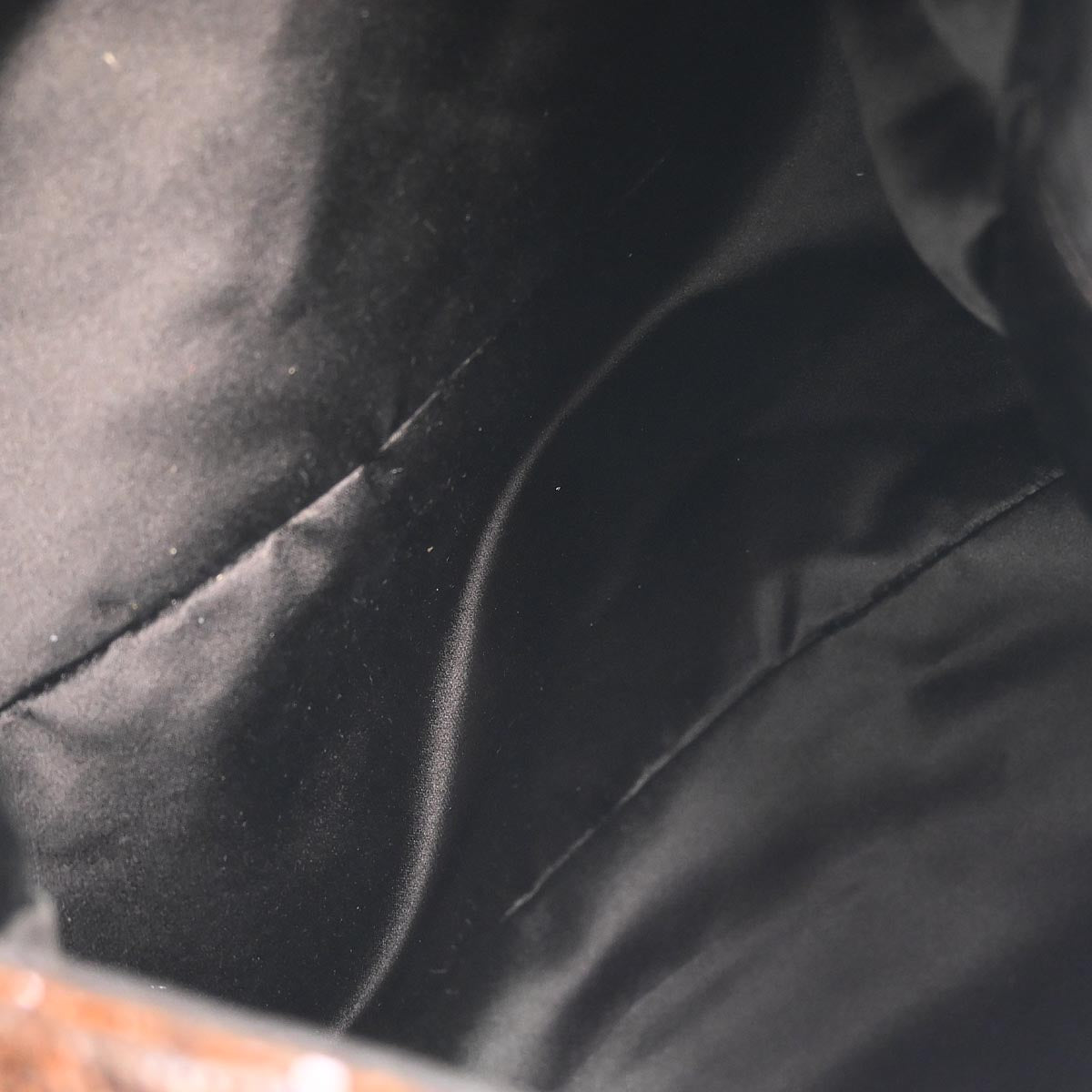 Fendi Brown Beads Mamma Baguette Handbag