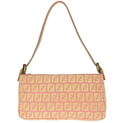 Fendi Pink Canvas Zucchino Handbag