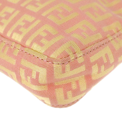 Fendi Pink Canvas Zucchino Handbag