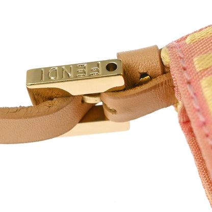 Fendi Pink Canvas Zucchino Handbag