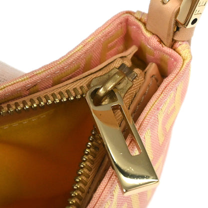 Fendi Pink Canvas Zucchino Handbag