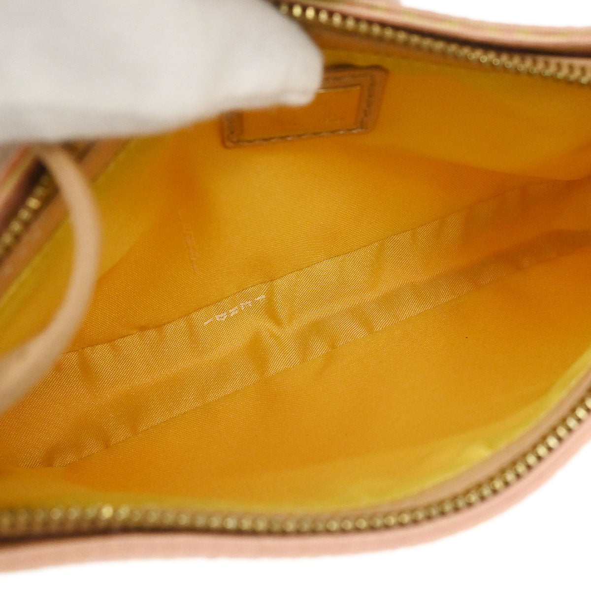 Fendi Pink Canvas Zucchino Handbag