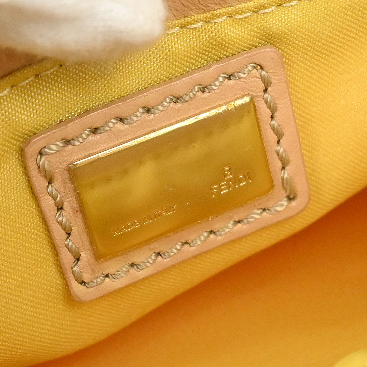 Fendi Pink Canvas Zucchino Handbag