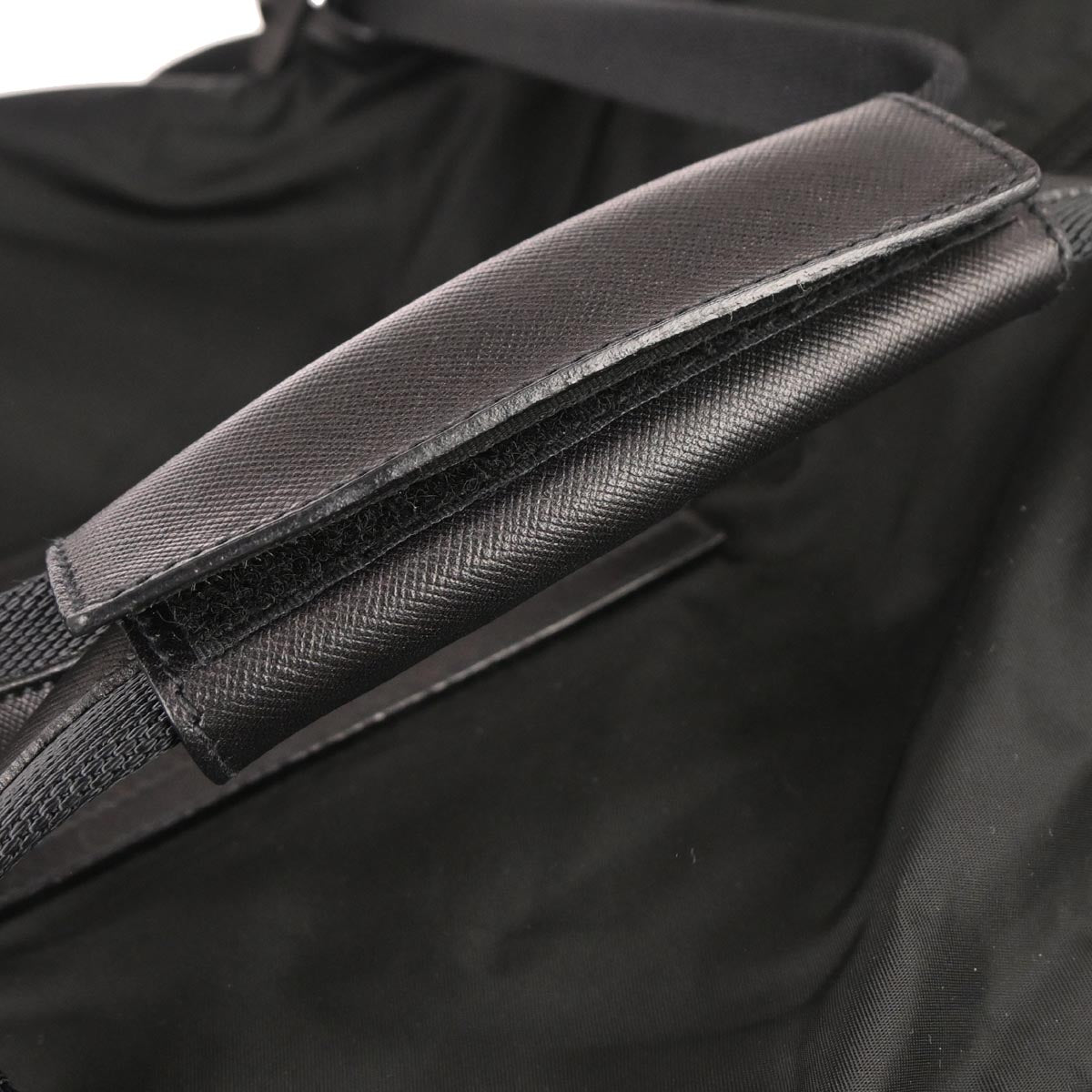 Prada Black Nylon 2way Shoulder Duffle Bag