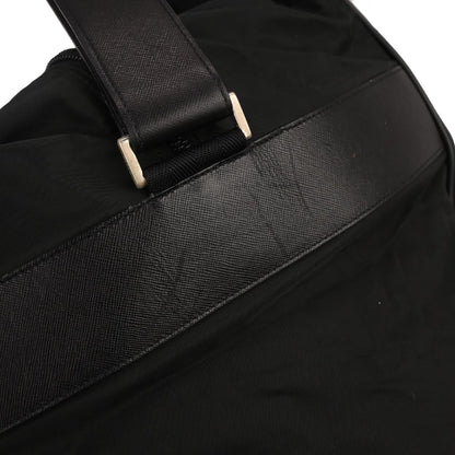 Prada Black Nylon 2way Shoulder Duffle Bag