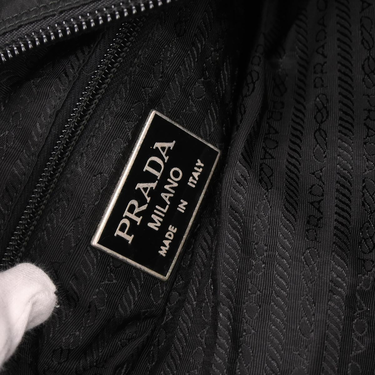 Prada Black Nylon 2way Shoulder Duffle Bag
