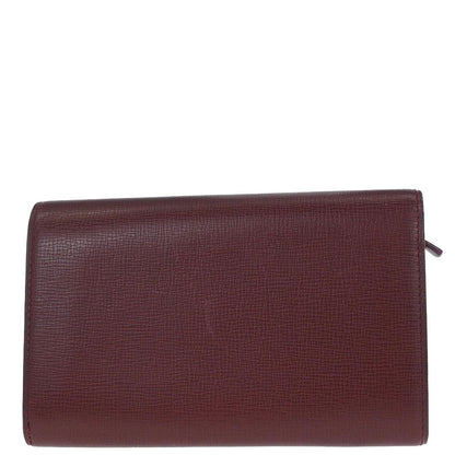Cartier Must de Cartier Wallet Leather Bordeaux