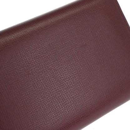 Cartier Must de Cartier Wallet Leather Bordeaux