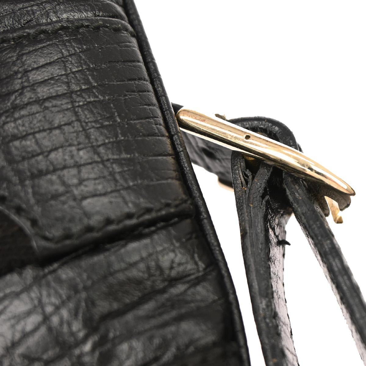 Gucci Black Canvas GG Shoulder Bag