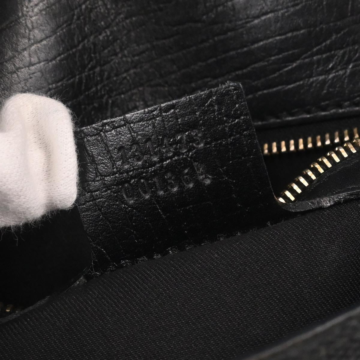 Gucci Black GG Horsebit Handbag