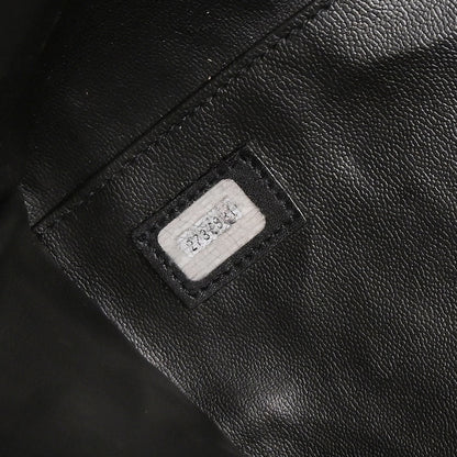 Chanel 1991-1994 Black Lambskin Bicolore Supermodel Shoulder Bag
