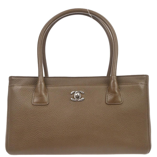 Chanel 2013-2014 Brown Deerskin Executive Cerf Tote Bag