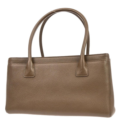 Chanel 2013-2014 Brown Deerskin Executive Cerf Tote Bag