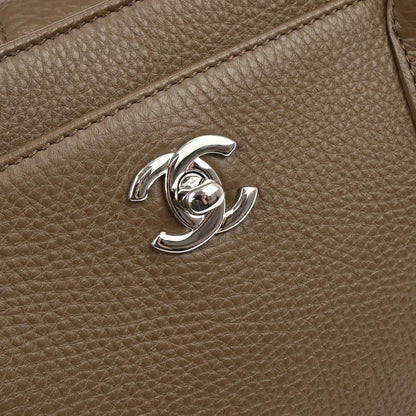 Chanel 2013-2014 Brown Deerskin Executive Cerf Tote Bag