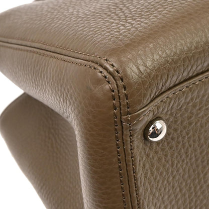 Chanel 2013-2014 Brown Deerskin Executive Cerf Tote Bag