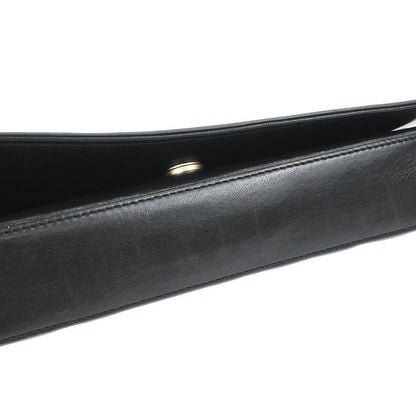 Chanel 2003-2004 Black Lambskin Choco Bar Shoulder Bag