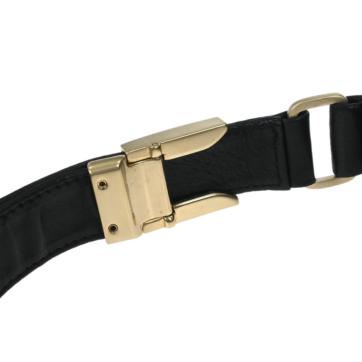 Chanel 2003-2004 Black Lambskin Choco Bar Shoulder Bag