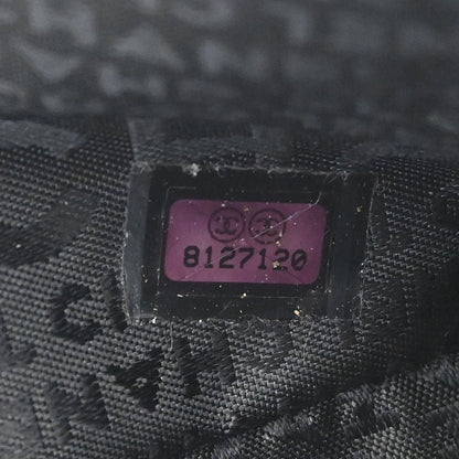 Chanel 2003-2004 Black Lambskin Choco Bar Shoulder Bag