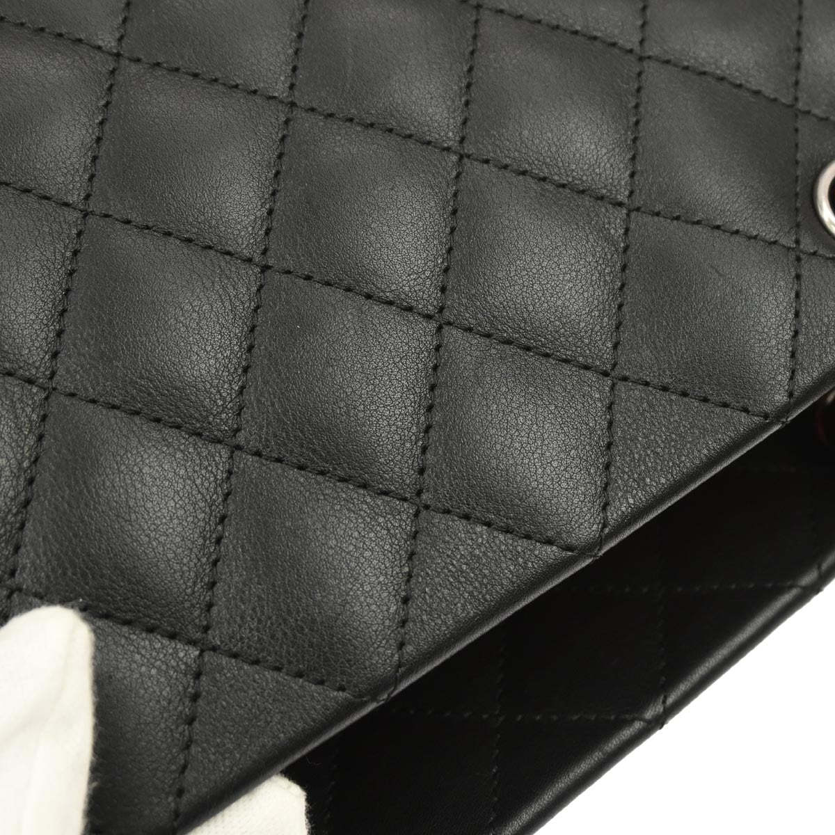 Chanel Black Calfskin Cambon Ligne Tote Handbag