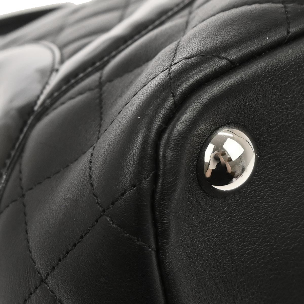 Chanel Black Calfskin Cambon Ligne Tote Handbag