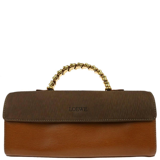 Loewe Brown Leather Velasquez Handbag