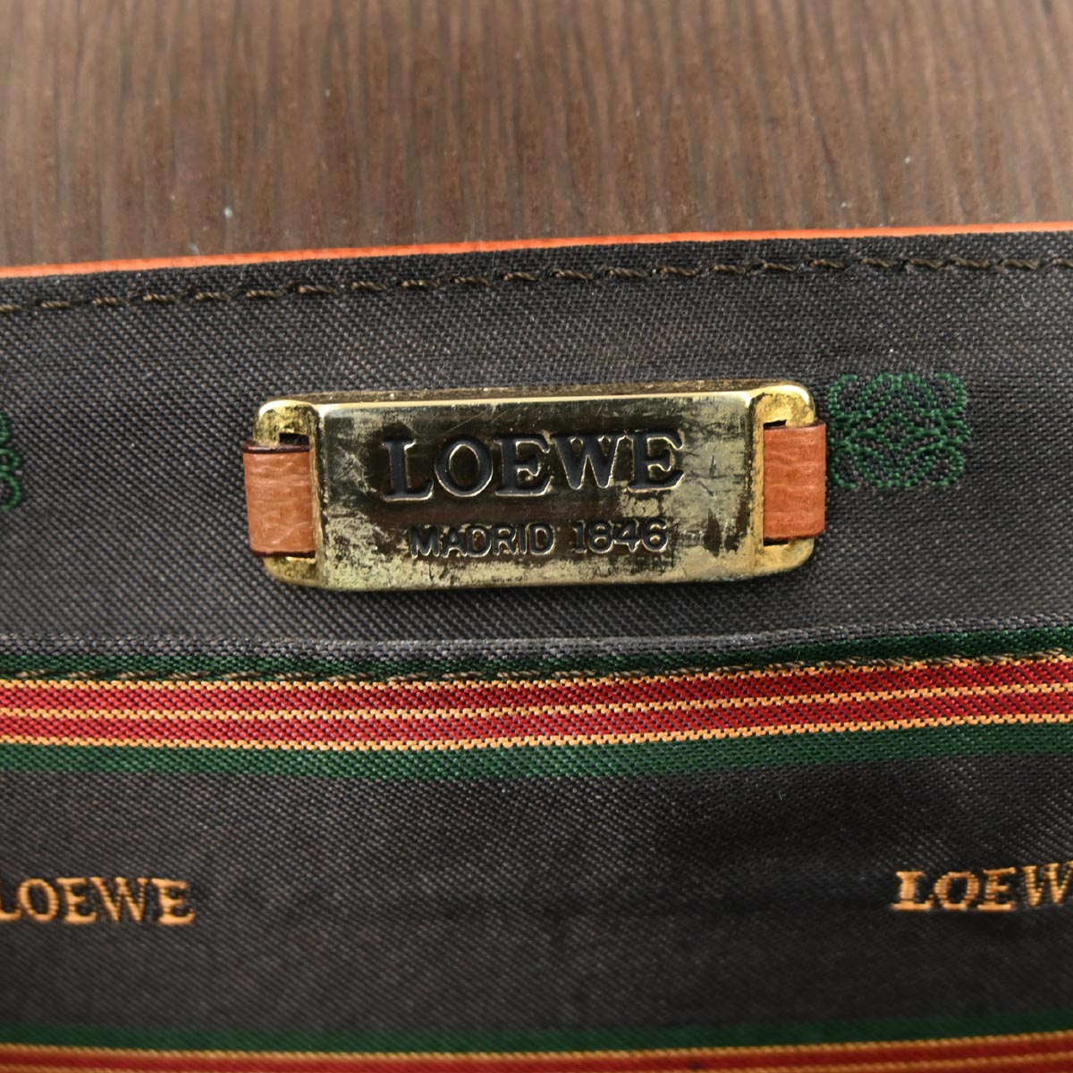 Loewe Brown Leather Velasquez Handbag