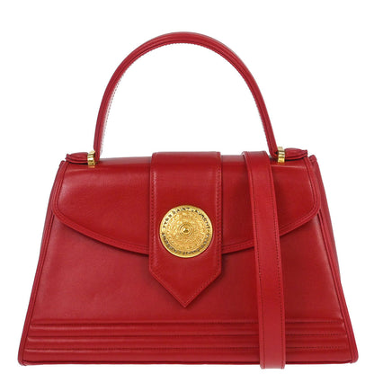 Yves Saint Laurent Red 2way Shoulder Handbag