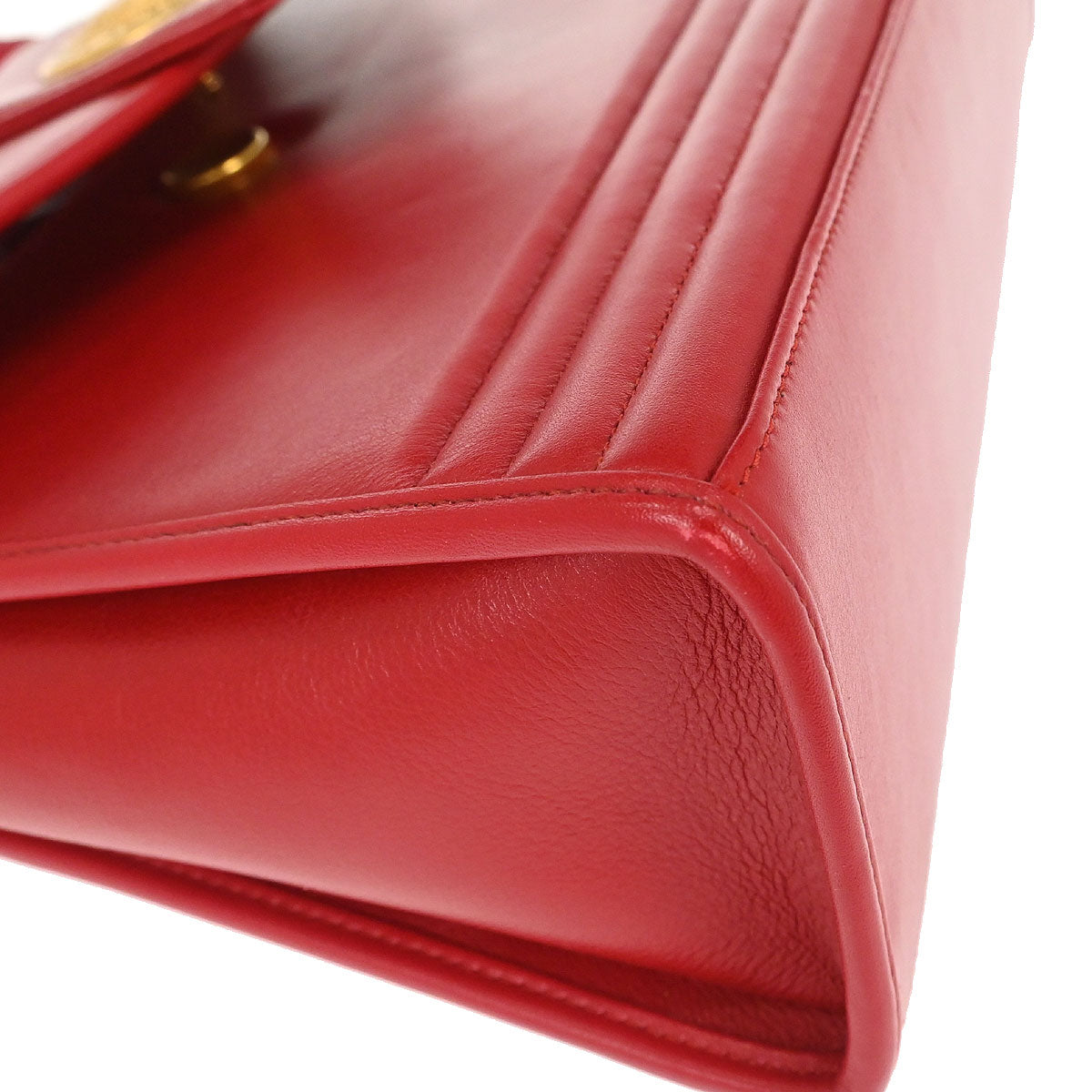 Yves Saint Laurent Red 2way Shoulder Handbag