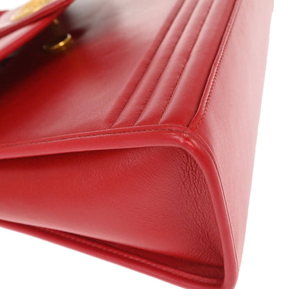 Yves Saint Laurent Red 2way Shoulder Handbag