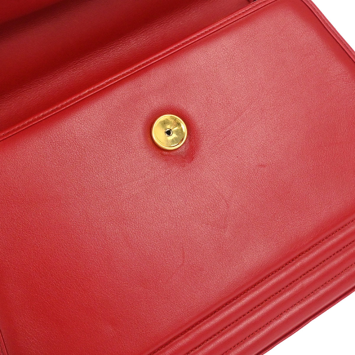 Yves Saint Laurent Red 2way Shoulder Handbag