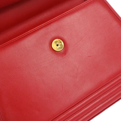 Yves Saint Laurent Red 2way Shoulder Handbag