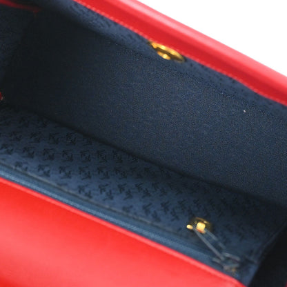 Yves Saint Laurent Red 2way Shoulder Handbag