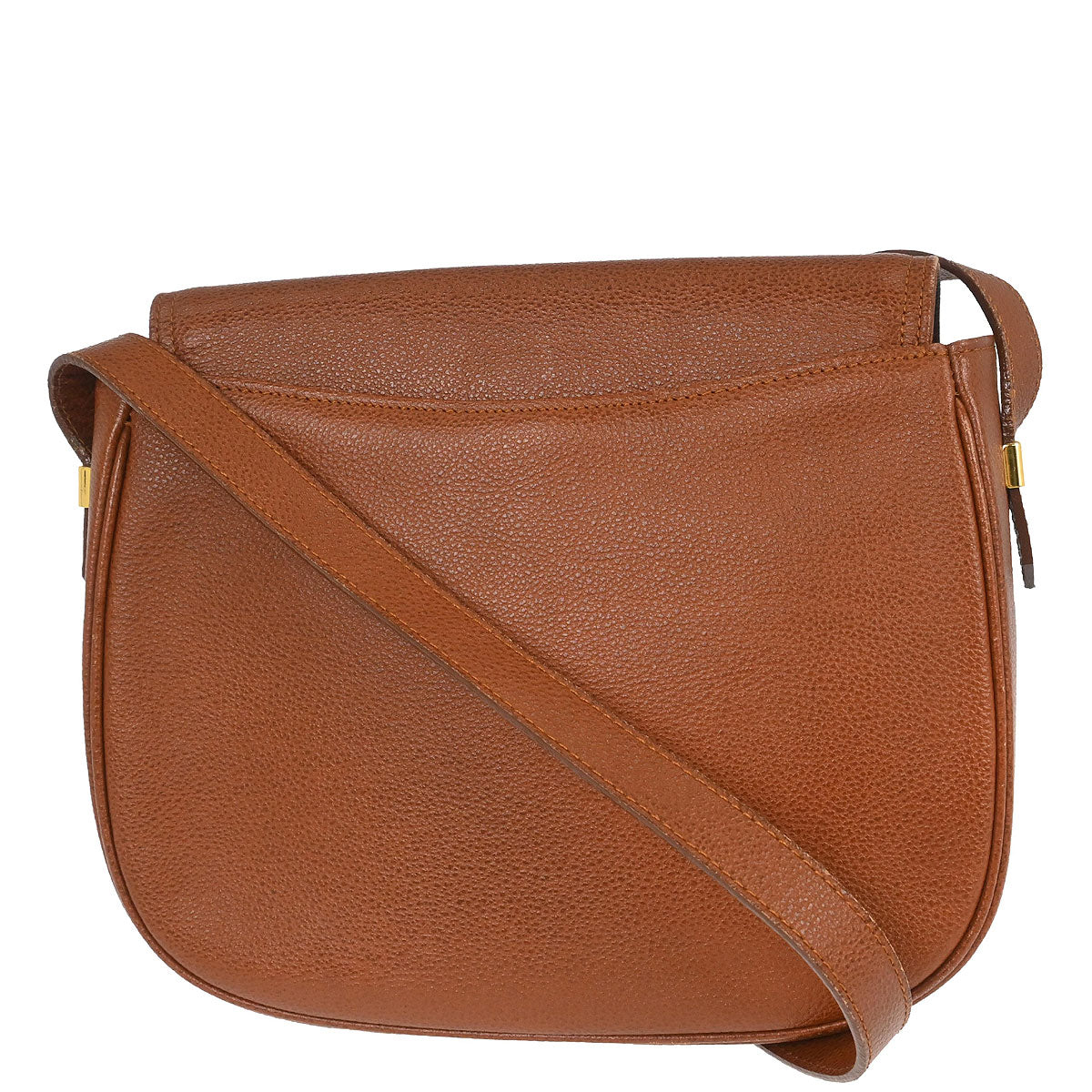 Yves Saint Laurent Brown Leather Shoulder Bag