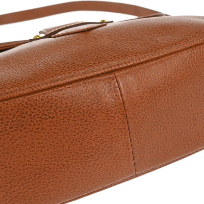 Yves Saint Laurent Brown Leather Shoulder Bag