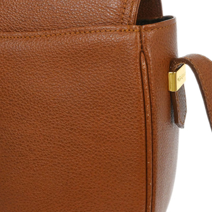 Yves Saint Laurent Brown Leather Shoulder Bag