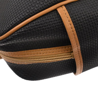 Yves Saint Laurent Black Leather Duffle Handbag