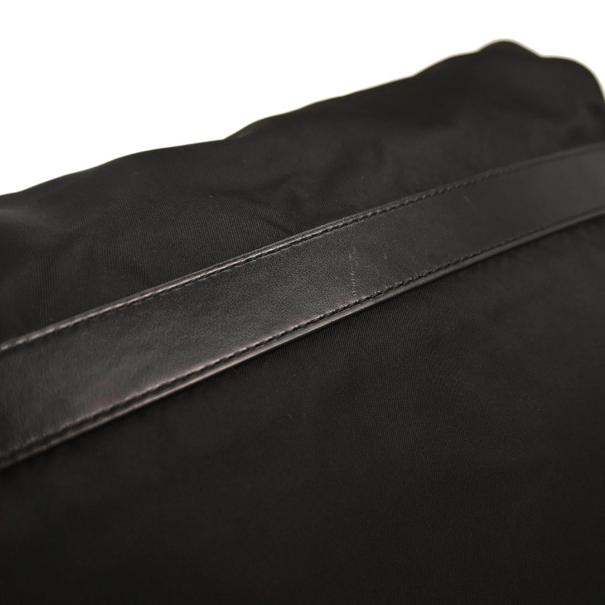 Prada Black Nylon Shoulder Bag