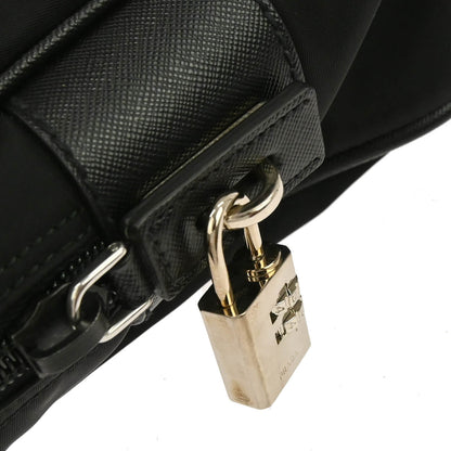 Prada Black Nylon Briefcase Handbag