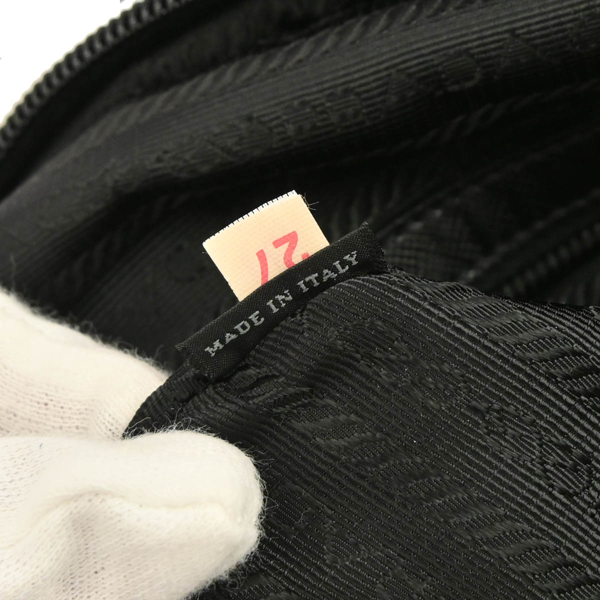 Prada Black Nylon Briefcase Handbag