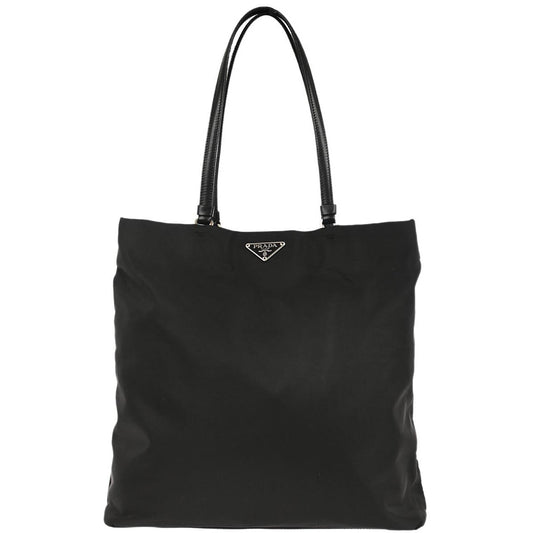 Prada Black Nylon Tote Handbag