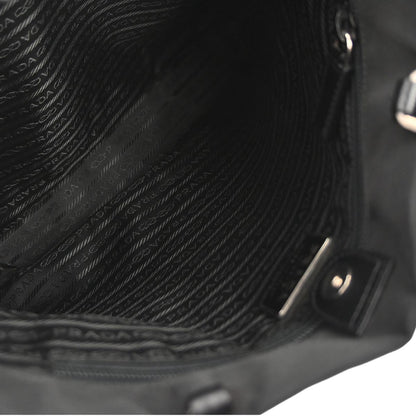 Prada Black Nylon Tote Handbag