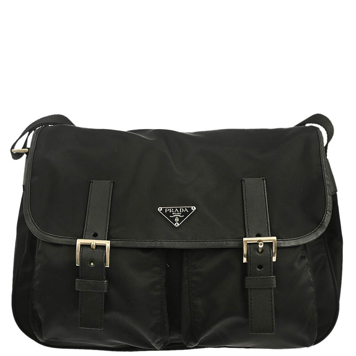Prada Black Nylon Shoulder Bag