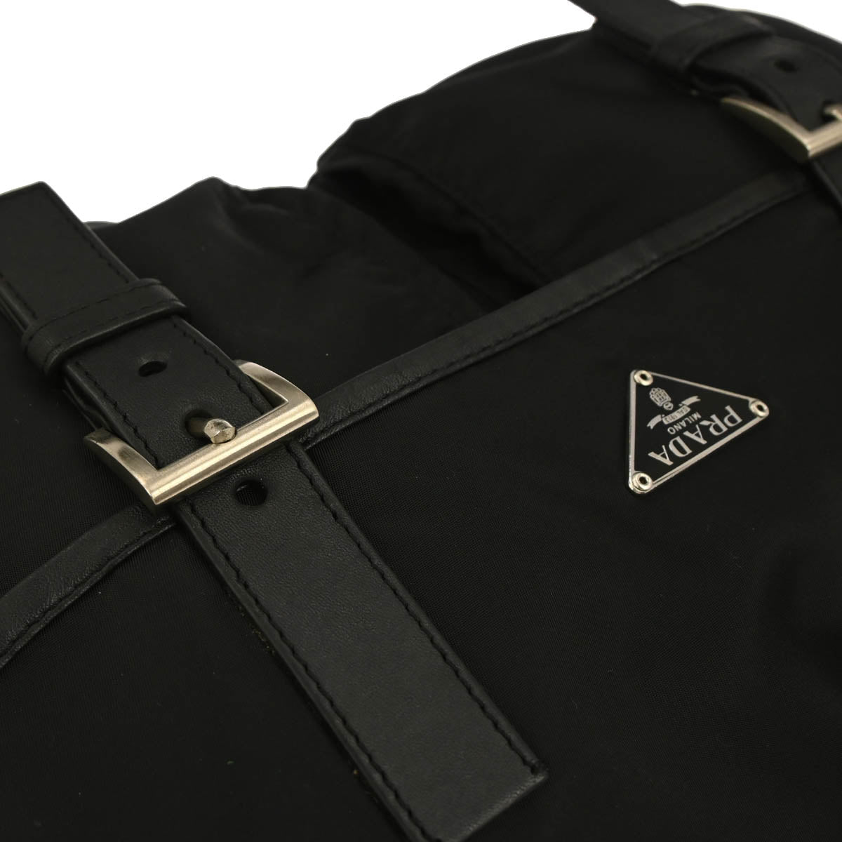 Prada Black Nylon Shoulder Bag