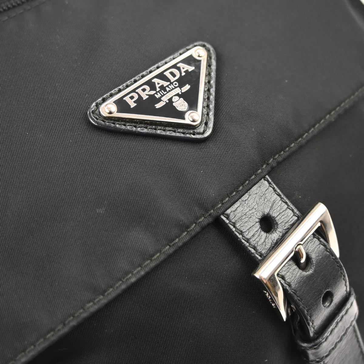 Prada Black Nylon Shoulder Bag