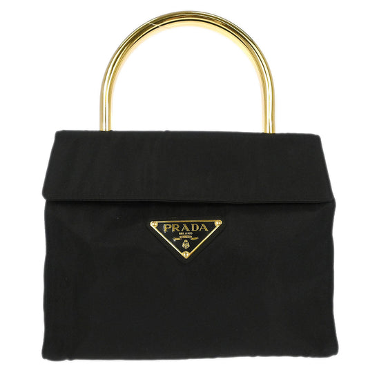 Prada Black Nylon Handbag