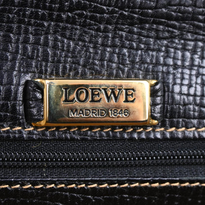Loewe Black Leather 2way Shoulder Handbag
