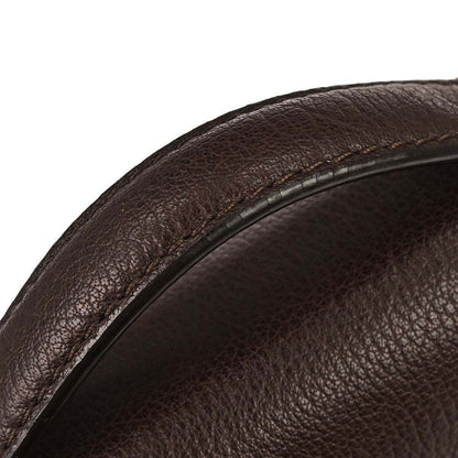 Loewe Brown Leather Briefcase 2way Shoulder Business Handbag