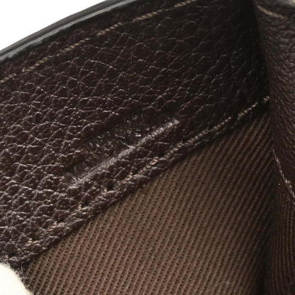 Loewe Brown Leather Briefcase 2way Shoulder Business Handbag